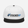 StockedUp Hybrid Flat Brim Snapback (Black Text)