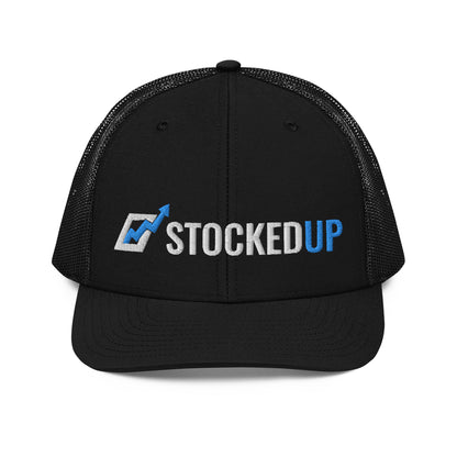 StockedUp Trucker Snapback (Black/Black)
