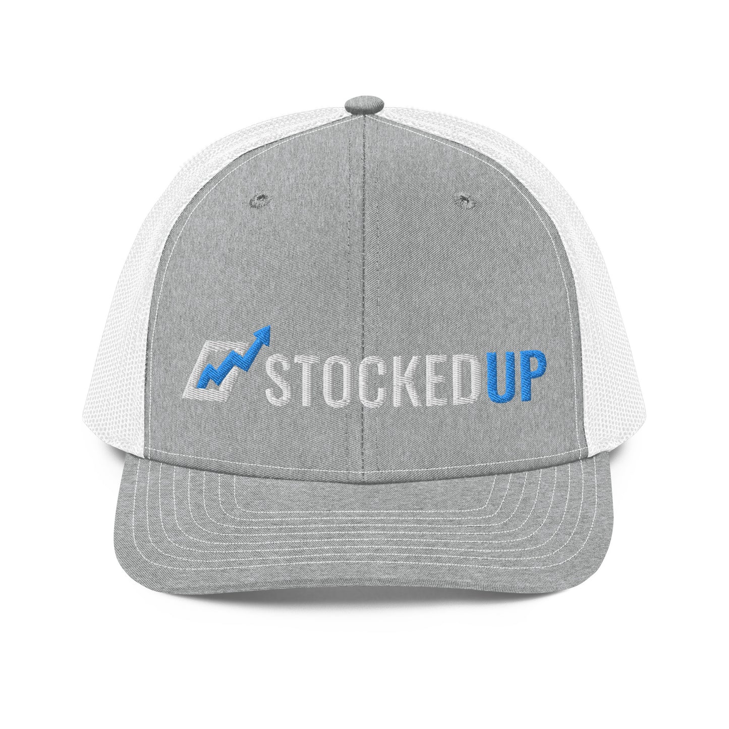 StockedUp Trucker Snapback (Grey/White)