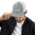 StockedUp Trucker Snapback (Grey/White)